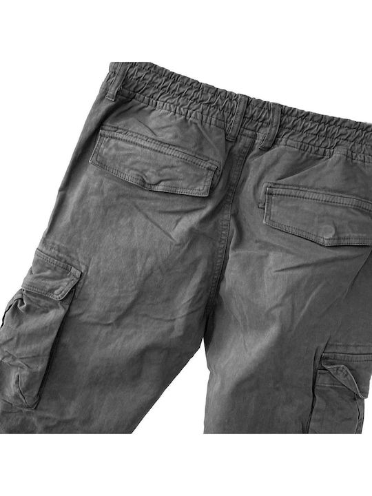 Cargo Elastic Gray Trousers