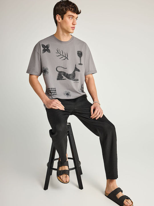 Pantaloni Chino Negri