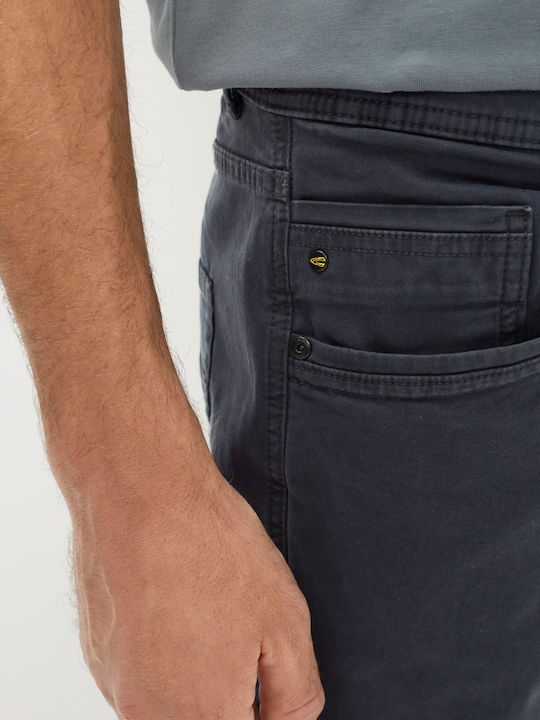 Elastic Dark Blue Trousers