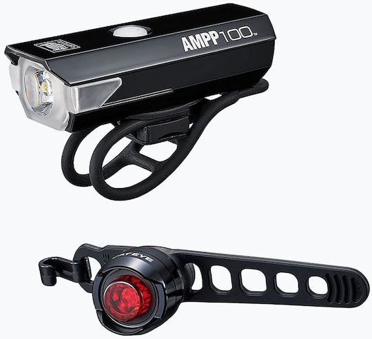 Cateye Rechargeable Bicycle Lights Set