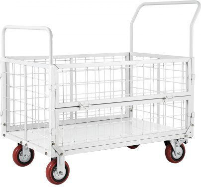 Vevor Collapsible Platform Trolley for Load up to 907kg in Gray Colour