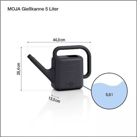 Lechuza Moja Watering Can 54x17x35cm 10lt Plastic Pink Germany