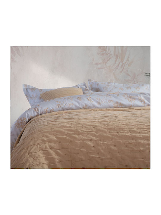 Nef-Nef Homeware Foxy Κουβέρτα Πικέ Υπέρδιπλη 230x250εκ. Κίτρινη