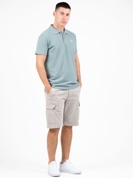 Polo Kurzarm Herrenbluse Grün