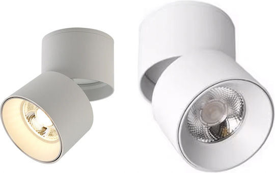 Atman LED Warm White Spot in White Color