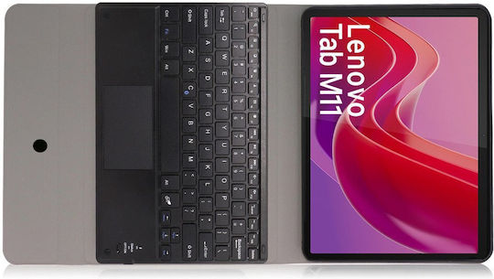 Bluetooth Keyboard Case Touchpad Lenovo Tab M11 Black