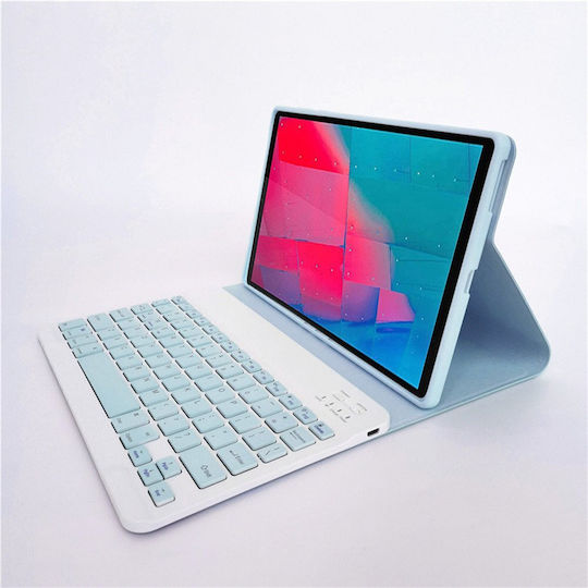 Bluetooth Keyboard Case Lenovo Tab P12 Tb-370 Blue