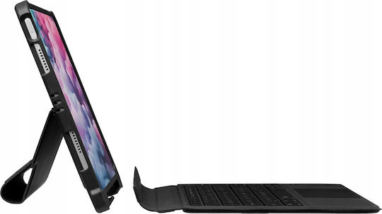 Laut Typ Klappdeckel Schutzhülle Tastatur iPad 10,9" 10/11 G Schwarz