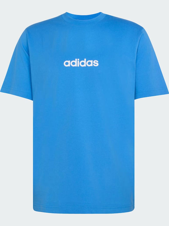 Essentials Linear T-Shirts Blau