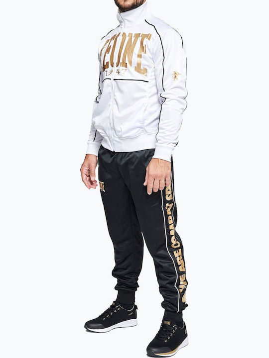 Σετ Φόρμας Γυαλιστερό με Λάστιχο White / Black