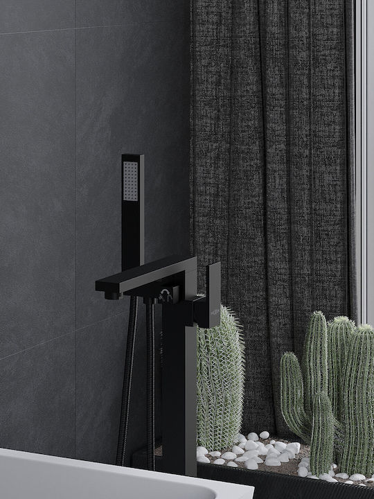 Mexen Mixing Bathtub Faucet Complete Set Black