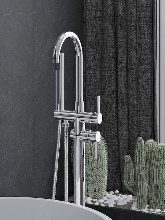 Mexen Thermostatische Badewannenarmatur Komplettes Set