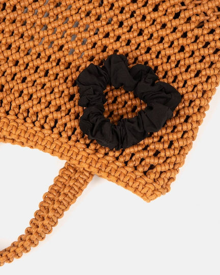 Scrunchy Rayon Größe Einheitsgröße Schwarzes