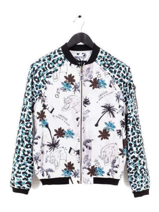 Damen Bomber Jacke Weiß SWR1757N-Weiß