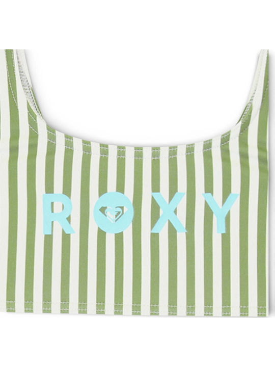 Roxy Bico Active Rg Kids Swimwear Bikini Green