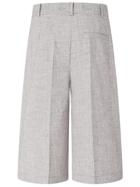 Damen Bermudas Leinen Graue