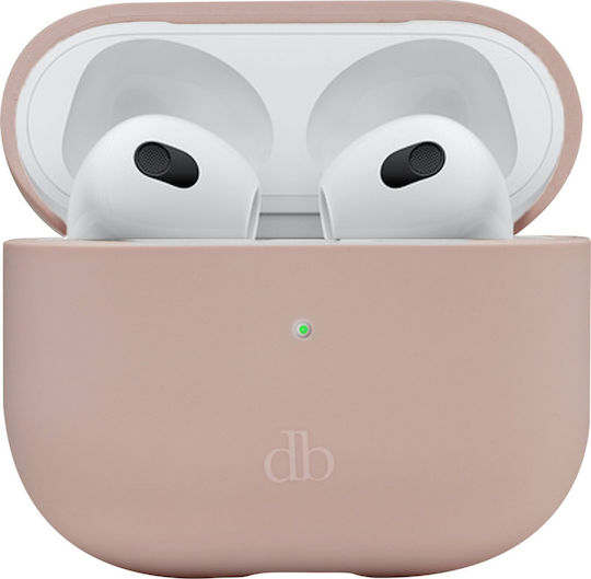 dbramante Costa Rica Калъф за AirPods 3-то поколение от силикон в розов пясък от рециклирана пластмаса