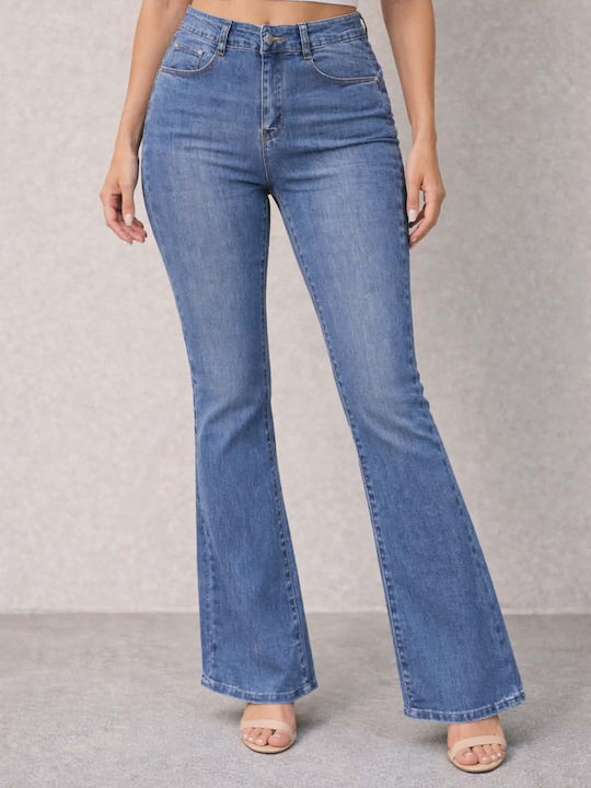 High Rise Women's Flared Jean Pants