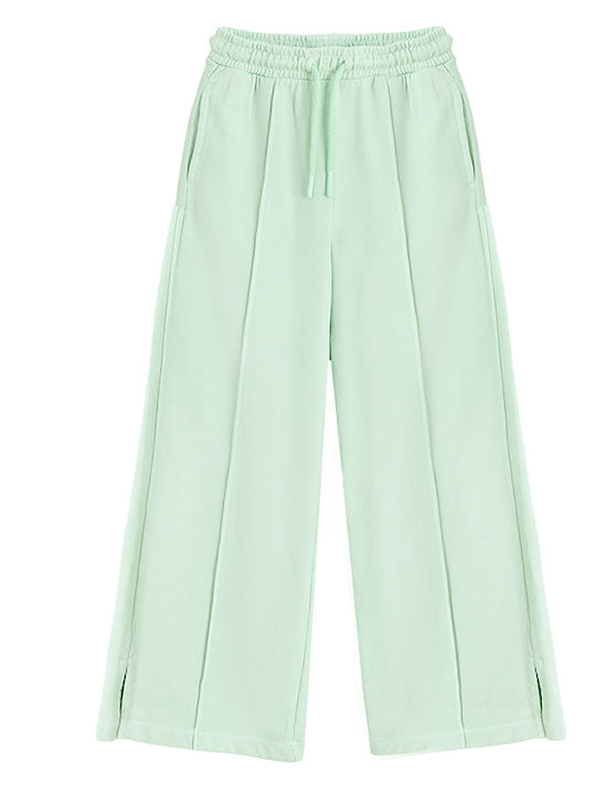 Kids Sweatpants Set Green 2 Pieces