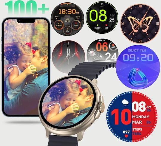 Rubicon Smartwatch Rncf15 Cream Rncf15