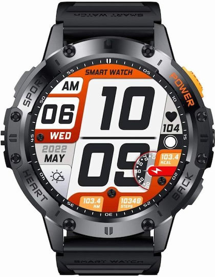 Smartwatch Gravity Gt22-1 Schwarz Gt22