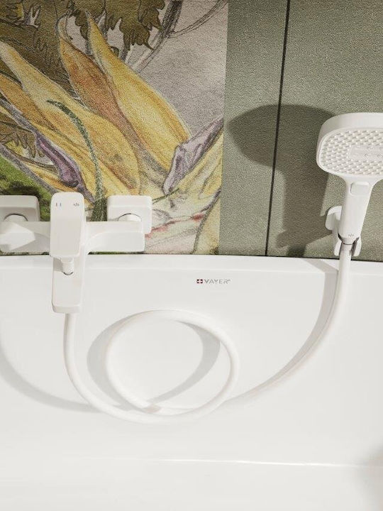 KFA Thermostatic White Shower Mixer Faucet
