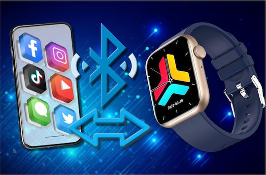 Smartwatch Gravity Gt3-4 Granatowy