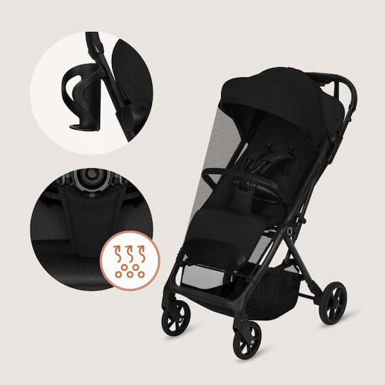 Lionelo Tansi Baby Stroller Suitable from 6+ Months Black Onyx