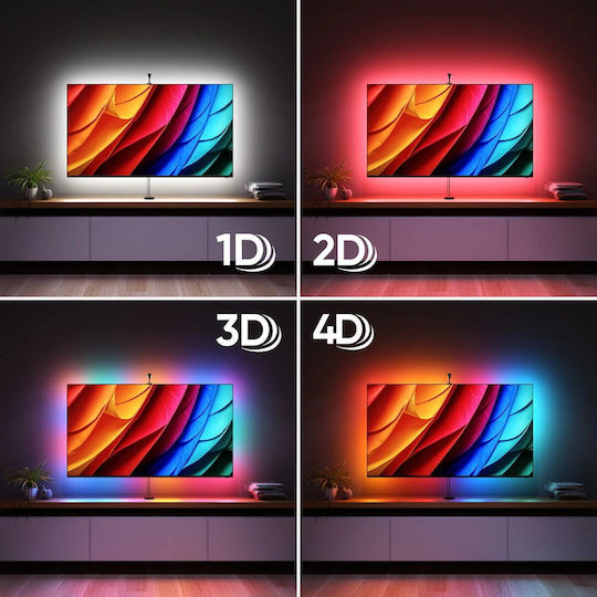 Nanoleaf Smart LED Strip Wi-Fi TV RGB Light 4m