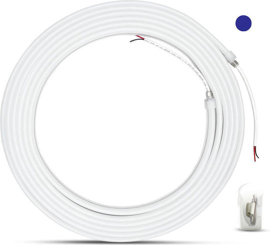 Geyer Rezistent la apă Bandă LED 24V Albastru Lumină 5m Neon Flex