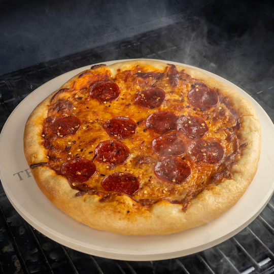 Traeger Modifire Pizza Baking Plate with Flat Stone Grilling Surface