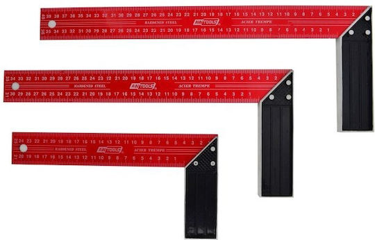 AW Tools Steel Angle Ruler Length 35cm