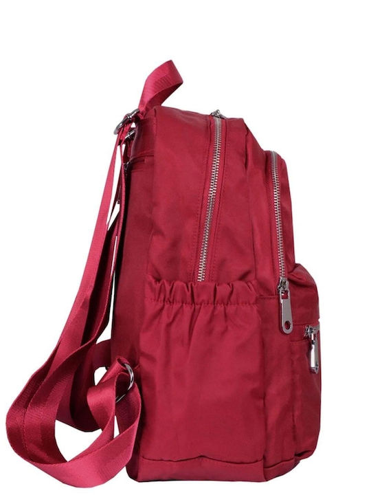 Rock Club School Backpack Red