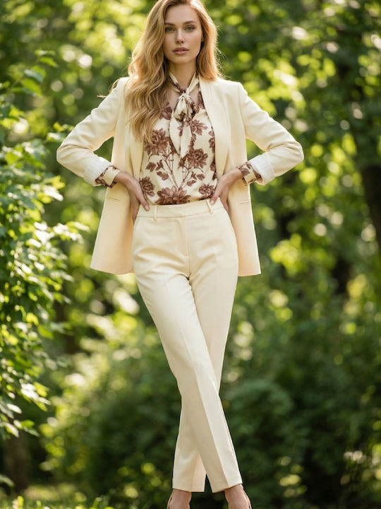 Derpouli Women's Blazer Banana