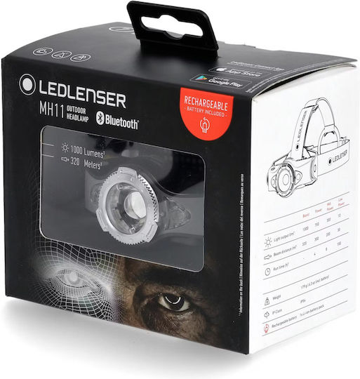 LedLenser Фенер LED с Максимална Светлина 1000 Лумени Mh11