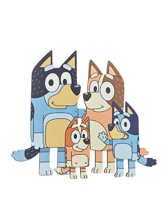 Handgefertigte Beduftete Osterkerze für Jungen Mädchen 2 Holzdekorationen Bluey Handgefertigte Beduftete Osterkerze für Jungen Mädchen 2 Holzdekorationen Bluey