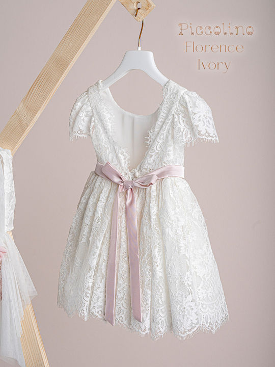 Piccolino Florence Ivory Φόρεμα Βάπτισης