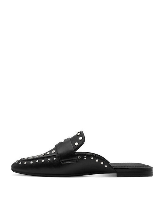 Flat Damen Pantoletten in Schwarz Farbe
