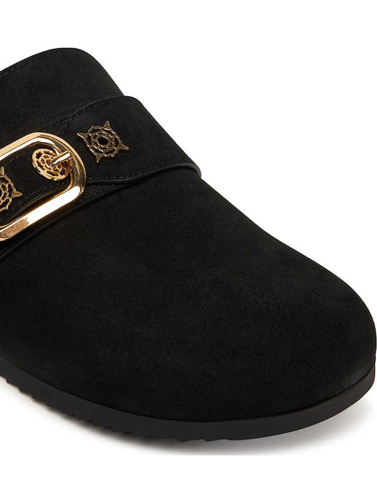 Mules with Heel in Black Colour