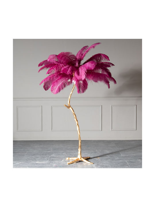 Supergreens Ostrich Lampă de podea Î170xL120cm. Violet 3-0283