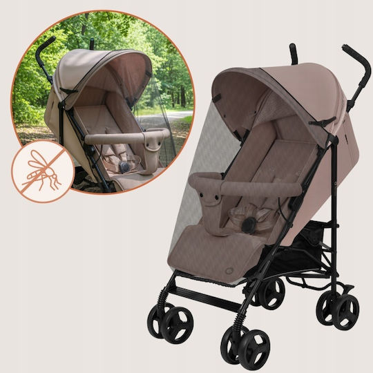 Lionelo Elia Καρότσι Μπαστούνι Kατάλληλο από 6+ Mηνών Beige Taupe
