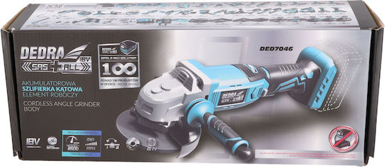 Dedra DED7046 Polizor unghiular 125mm Baterie 18V Solo