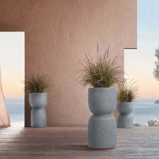 Next Plastic Gray Plant Pot 30x30x41cm