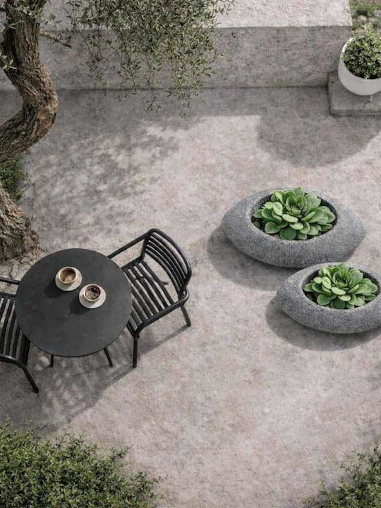 Next Wooden Gray Plant Pot 25x55x25cm