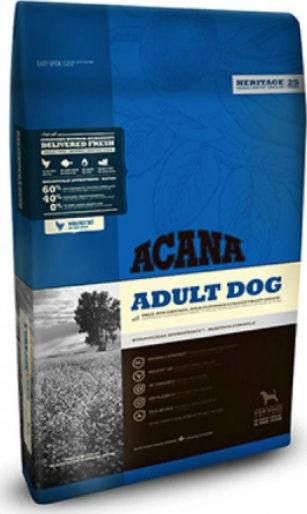 Acana Adult Dog Recipe 11.4kg Trockenfutter ohne Getreide & Gluten für erwachsene Hunde mit Fisch und Geflügel