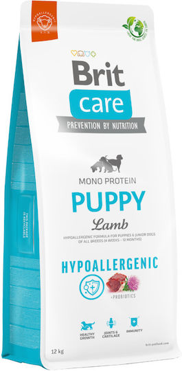 Brit Care Puppy Hypoallergenic 1kg Ξηρά Τροφή χωρίς Γλουτένη για Κουτάβια με Αρνί