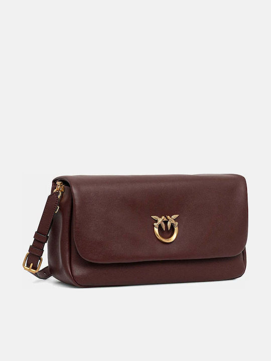 Leather Women's Shoulder Bag Brown