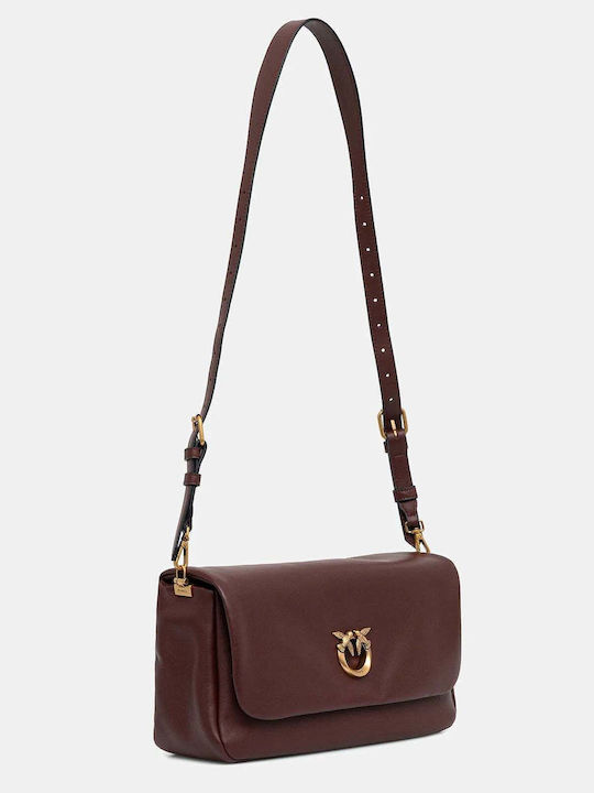 Leather Women's Shoulder Bag Brown