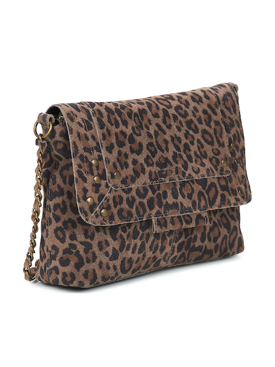 Leder Damen Handtasche Schulter Braun