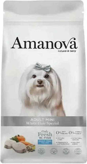 Amanova 2kg Dry Dog Food Grain-Free for Adult Small Breed Dogs with Fish